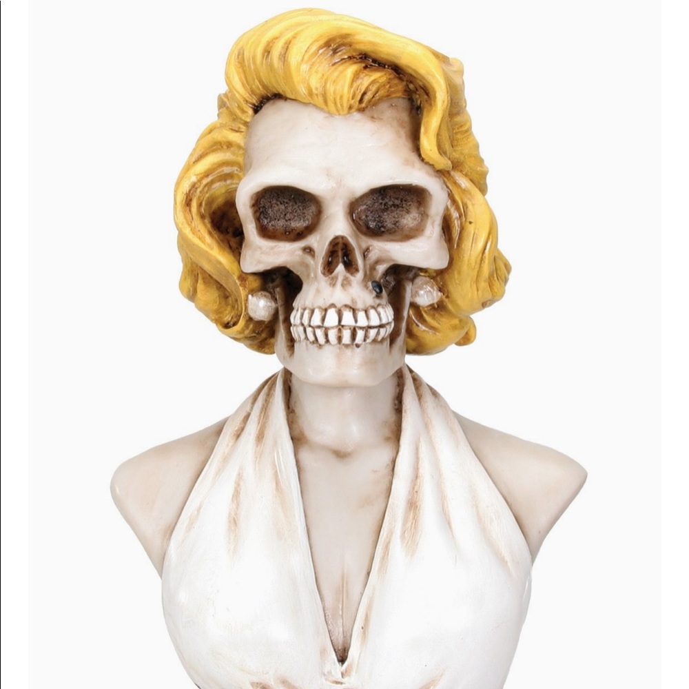 Rare Vintage 2008 Marilyn Monroe Skull Figurine - Picture 6 of 6